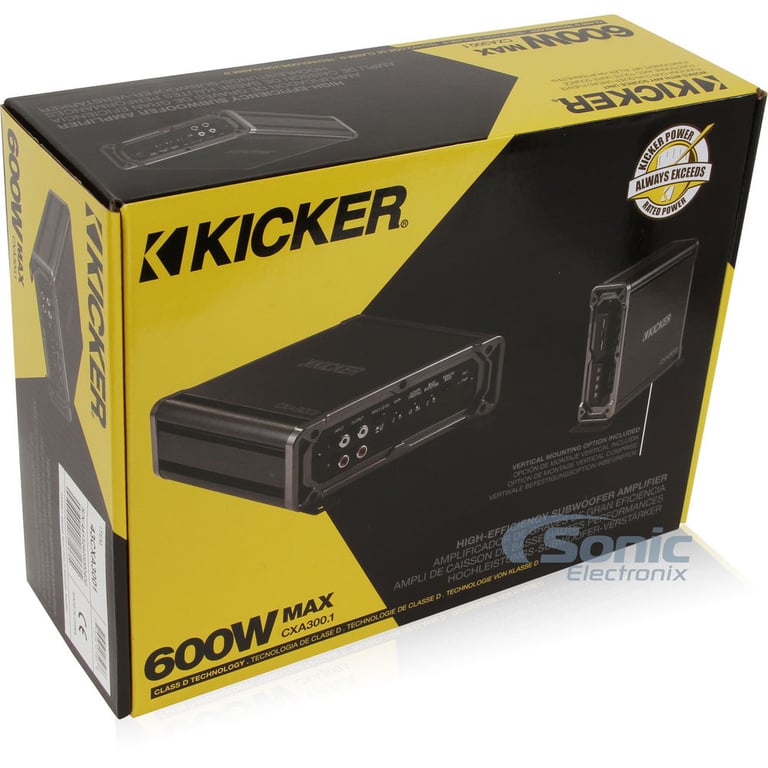 Kicker CXA400.1 with Amplifier Wiring Kit Image 15