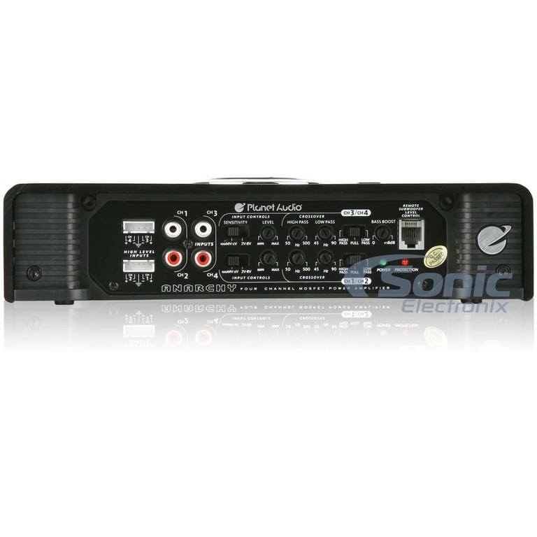 Planet Audio AC1600.4 4 Channel Amplifier w/ Complete 4 AWG Amp Kit Image 5