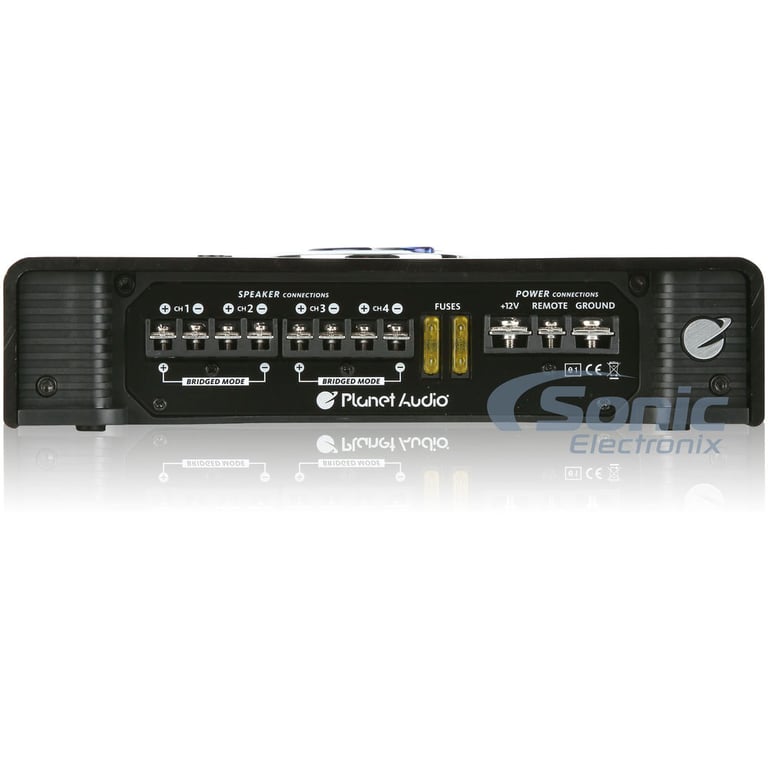 Planet Audio AC1600.4 4 Channel Amplifier w/ Complete 4 AWG Amp Kit Image 6