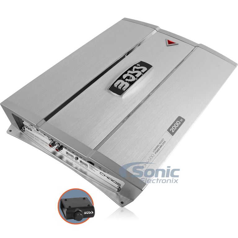 Boss CH4500 4 Channel Amplifier w/ Complete 4 AWG Amp Kit Image 2