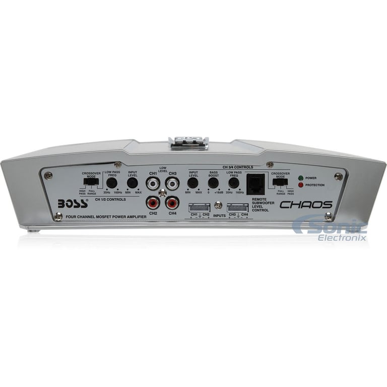 Boss CH4500 4 Channel Amplifier w/ Complete 4 AWG Amp Kit Image 4