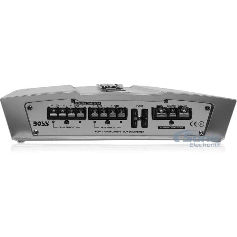 Boss CH4500 4 Channel Amplifier w/ Complete 4 AWG Amp Kit Image 5