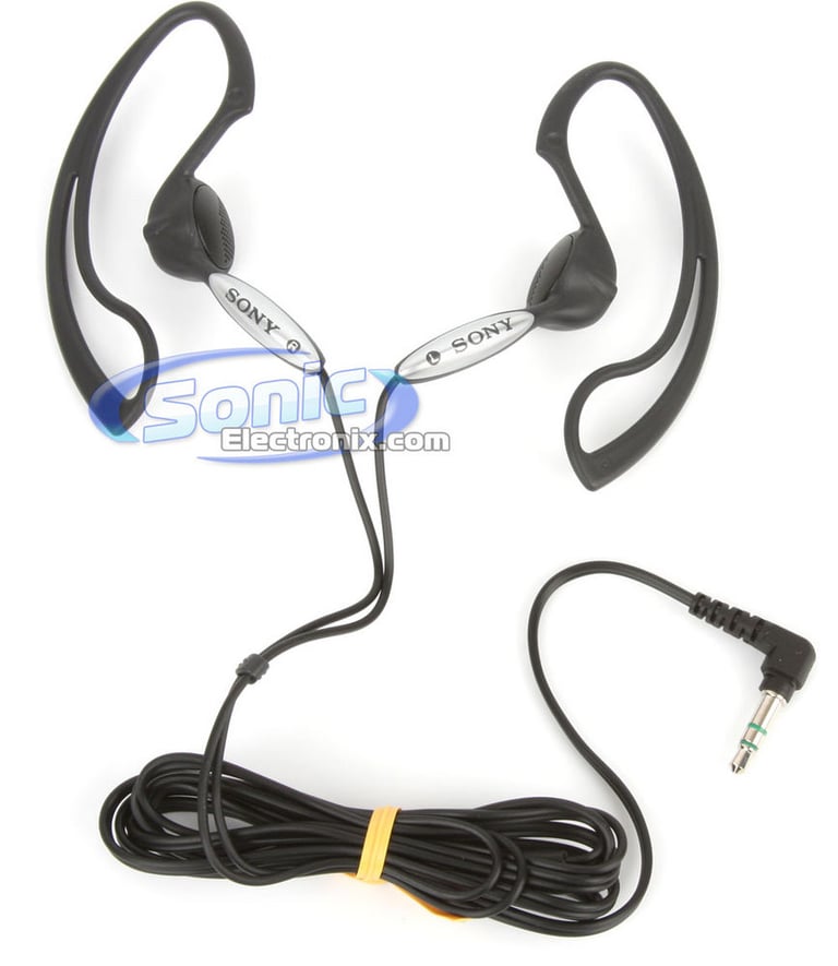 Sony MDR-J10/BLACK (MDRJ10/BLK) Active Sports Ear-Clip Headphones Image 1
