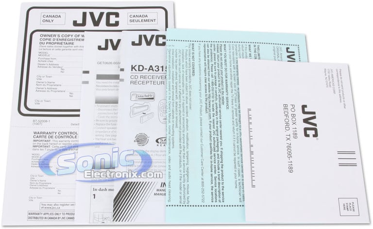JVC KD-R310 Image 8
