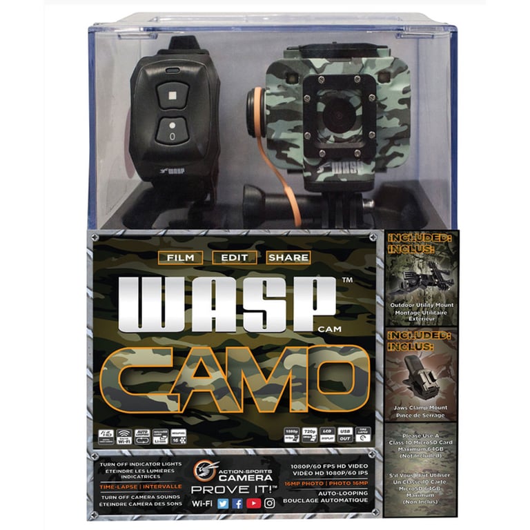 WASPcam Camo Edition Action Camera (9906) Image 4