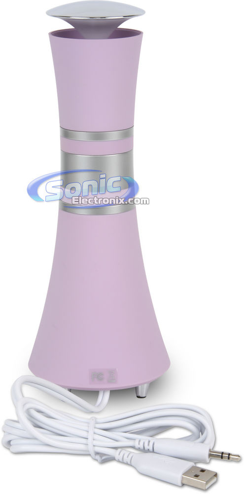 Boynq VASE Lavender Computer Speakers w/ IOGear 4-Port White USB Hub Image 3