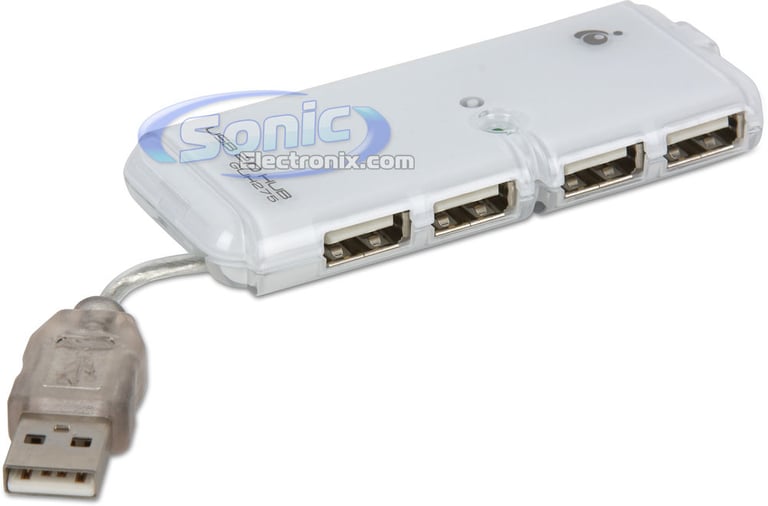 Boynq VASE Lavender Computer Speakers w/ IOGear 4-Port White USB Hub Image 8