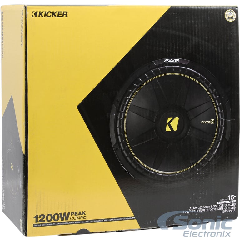 Kicker CompC CWCD154 (44CWCD154) (Sold Individually) Image 6