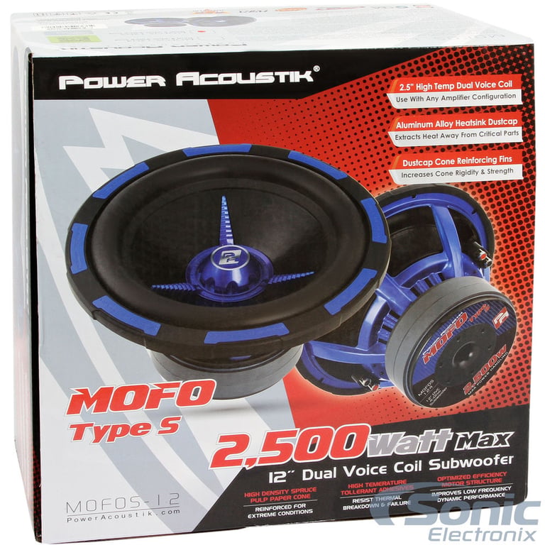Power Acoustik MOFOS-12D4 12" MOFO S Subwoofer Image 5