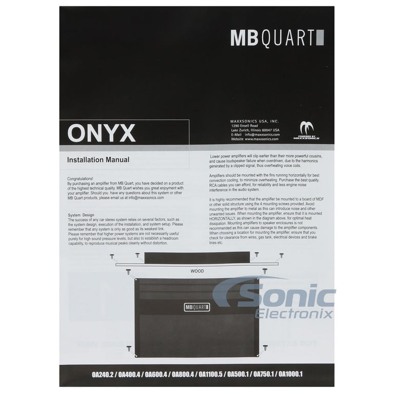 MB Quart OA800.4 Amplifier Installation Kit for Factory 2006-13 GM Systems Image 6