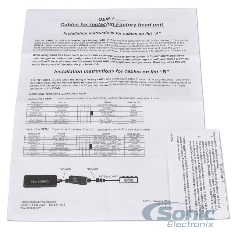 MB Quart OA800.4 Amplifier Installation Kit for Factory 2006-13 GM Systems Image 11
