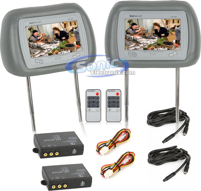 Power Acoustik HD-7GR (Gray) R/B Image 1