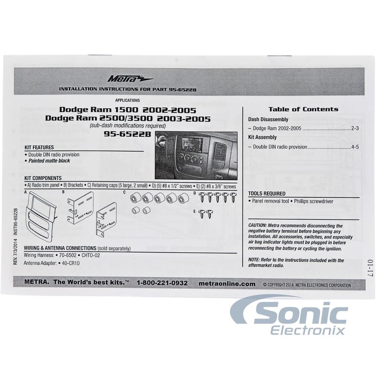 Metra RTX-95-6522 Image 4