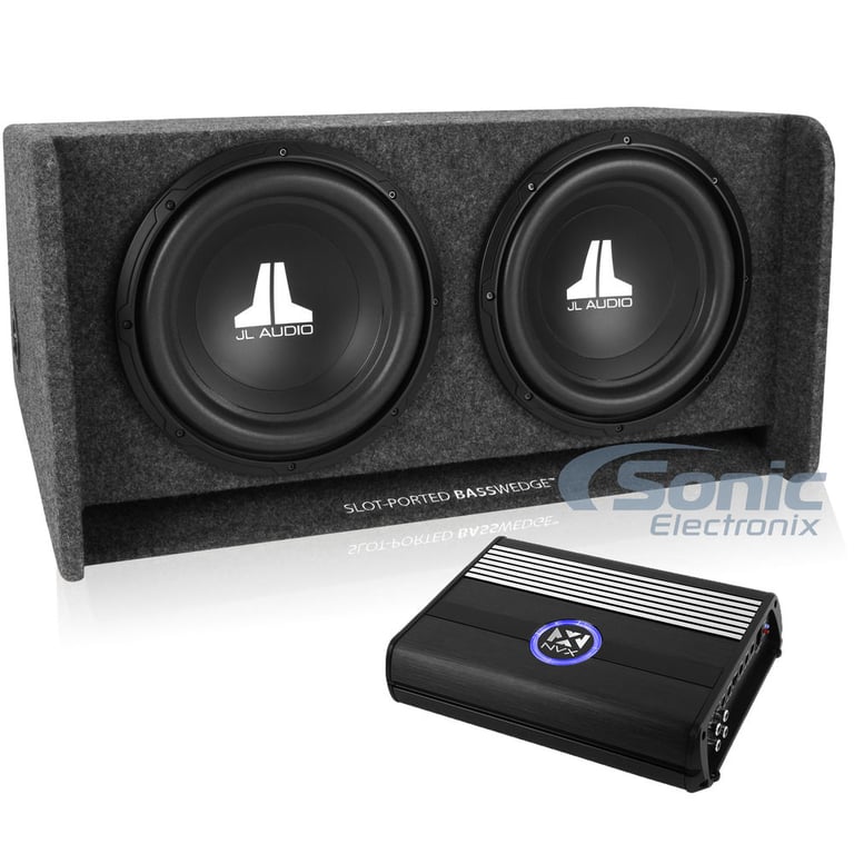 JL Audio CP212-W0v3 + NVX BDA7501 BD Series Amp Image 1