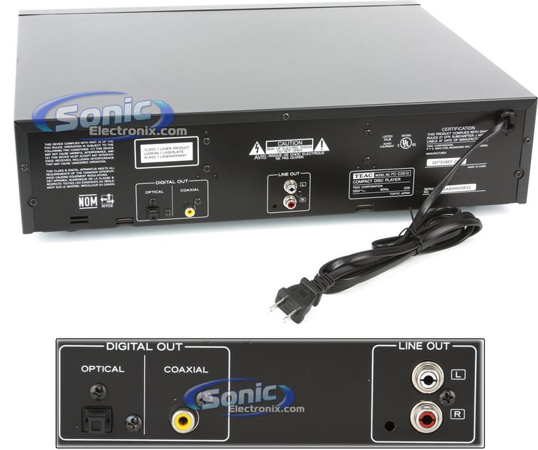 TEAC PD-D2610 5-Disc CD Changer  (TEAPDD2610) Image 4