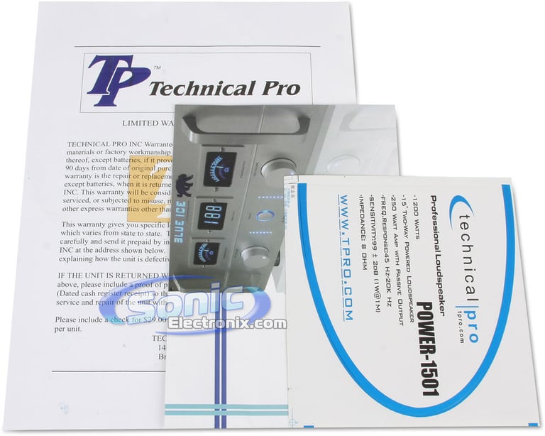 Technical Pro POWER-1501 Image 8
