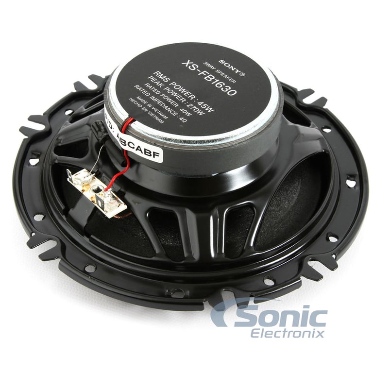 Alpine + Sony Car Audio Upgrade Package (CDE-W265BT XS-FB1630) Image 12