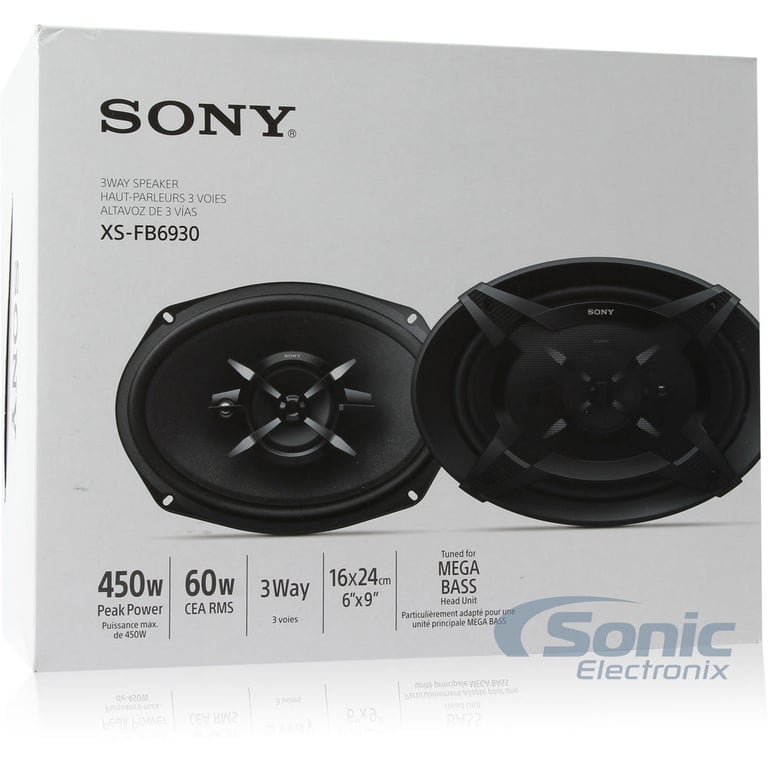 Alpine + Sony Car Audio Upgrade Package (CDE-W265BT XS-FB6930 XS-FB1630) Image 14