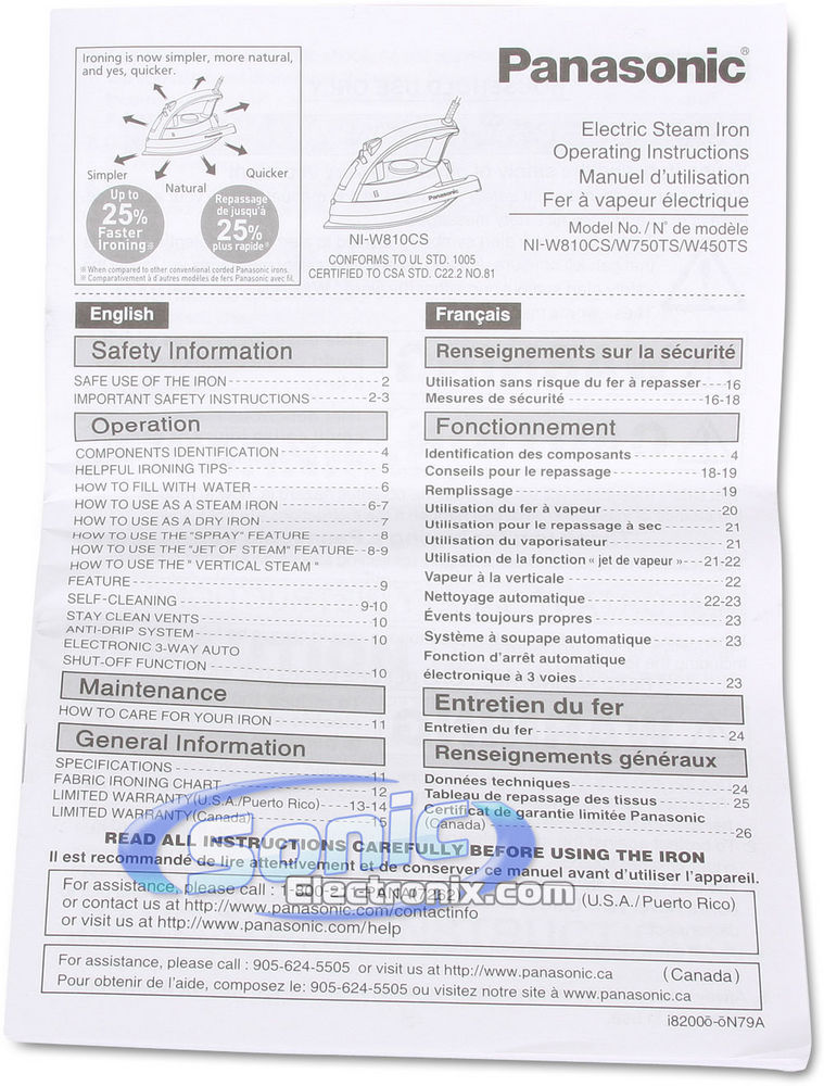Panasonic NI-W450TS Image 4