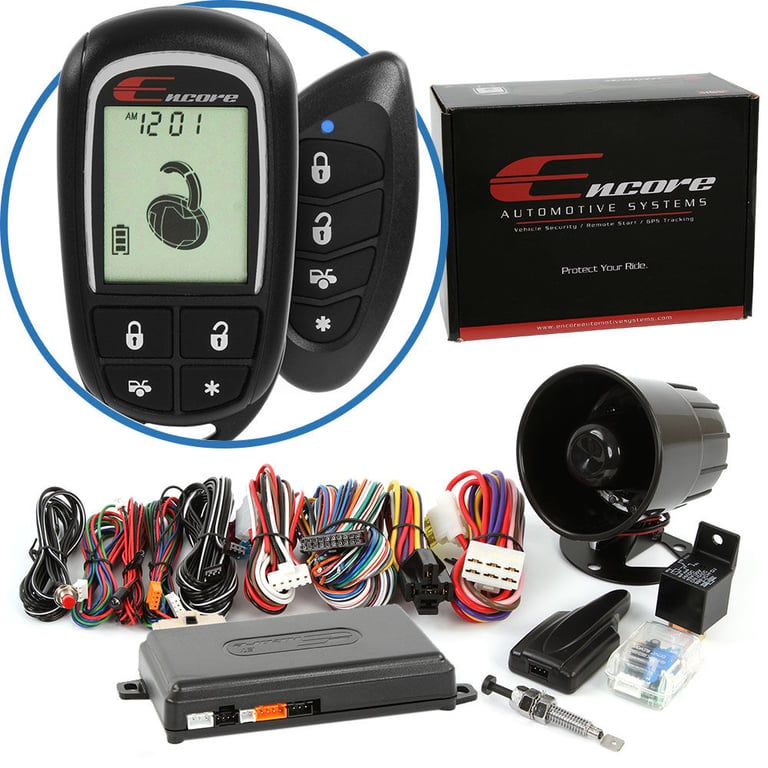 Encore E7 2-way Remote Start Car Alarm  Open Box (Good, Used) Image 1