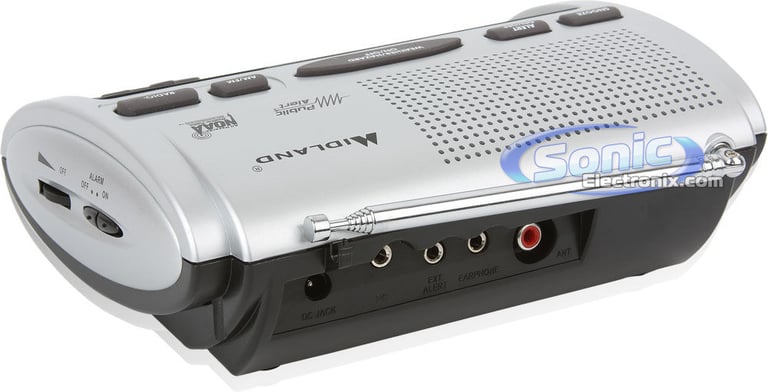 Midland WR-300 (WR300) Deluxe SAME Weather-Alert/All-Hazard Radio with AM/FM Radio Image 2