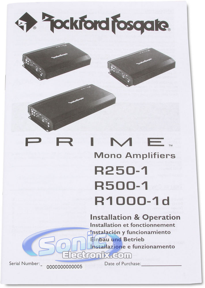 Rockford Fosgate PRIME R250-1 Open Box Image 7