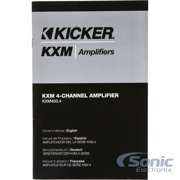 Kicker KXM400.4 (40KXM4004) Image 5