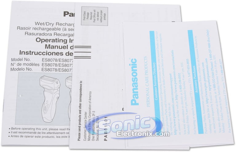Panasonic Vortex ES8077PLT (ES 8077PLT) Image 16