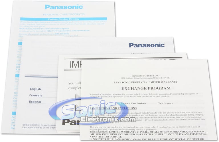 Panasonic ES8249S (ES8249-S, ES-8249-S) Image 14