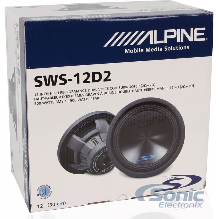 Alpine Type-S Dual 12" Bass Package with FREE Amp Image 8