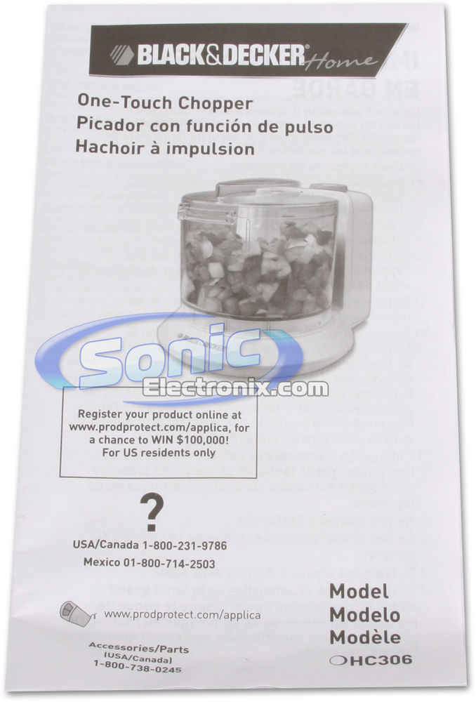 Black & Decker HC306 Image 6