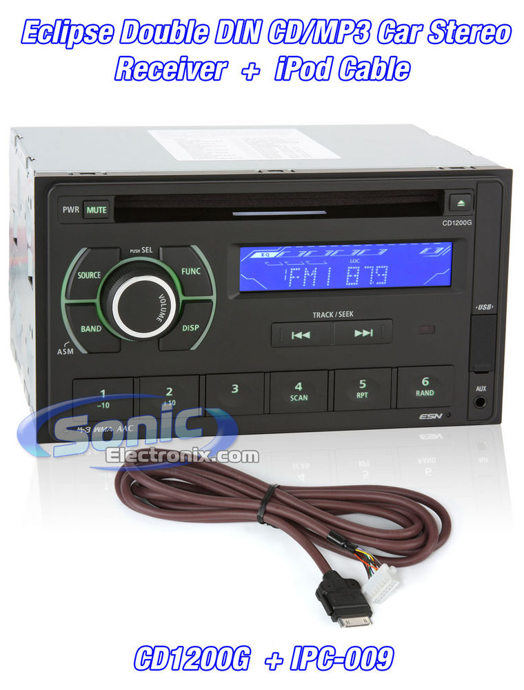 Eclipse CD1200G w/ IPC-009 iPod Cable Image 1
