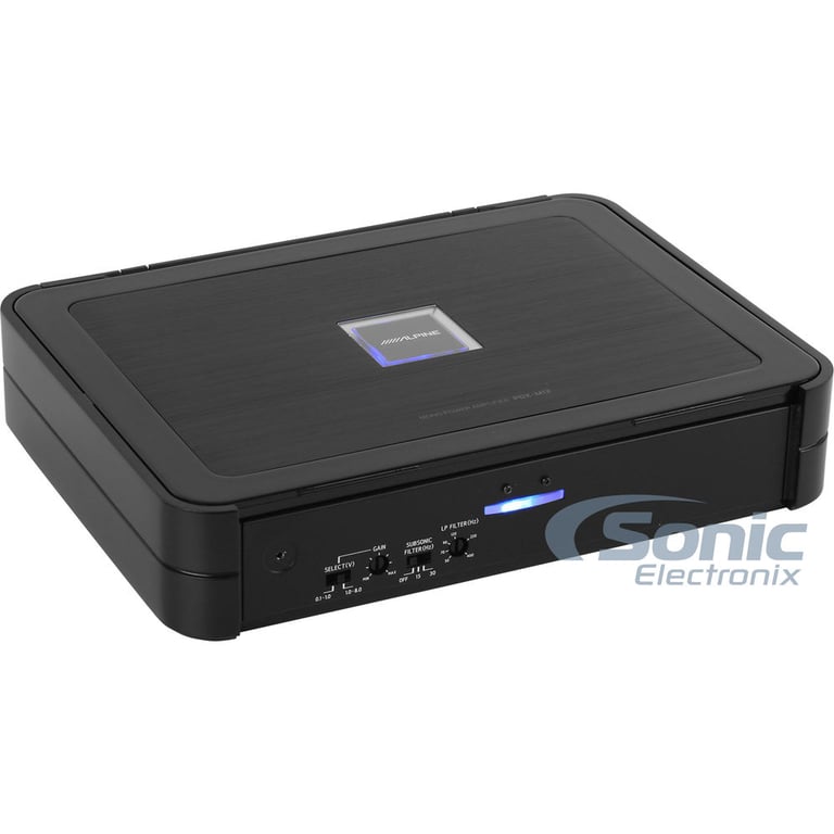 Alpine PDX-M12 1200W RMS Mono Car Amplifier + 4 Gauge Premium OFC Amp Kit Image 2