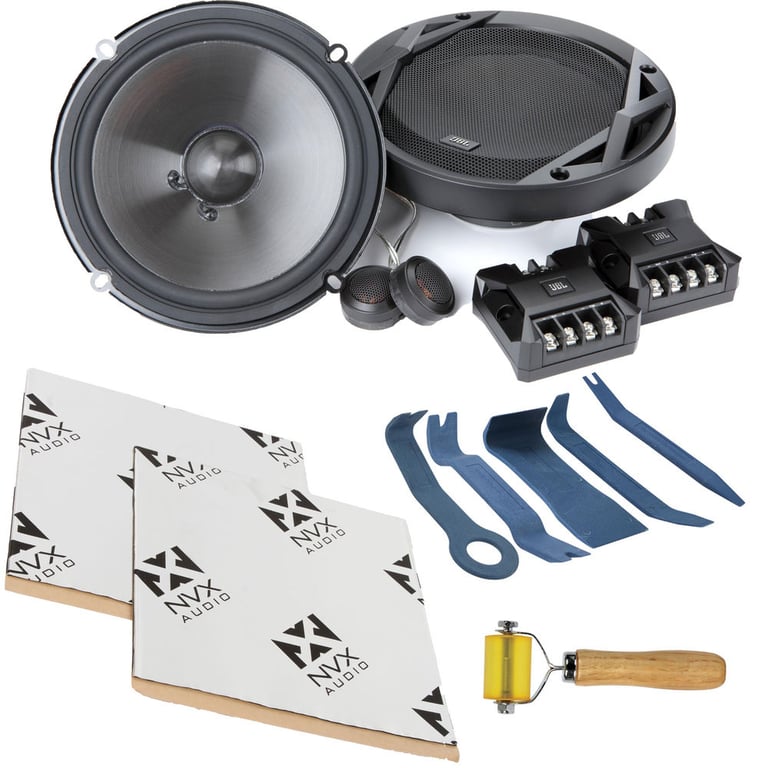 JBL 6.5" Component Speakers + Free Sound Dampening and Installation Kit Image 1