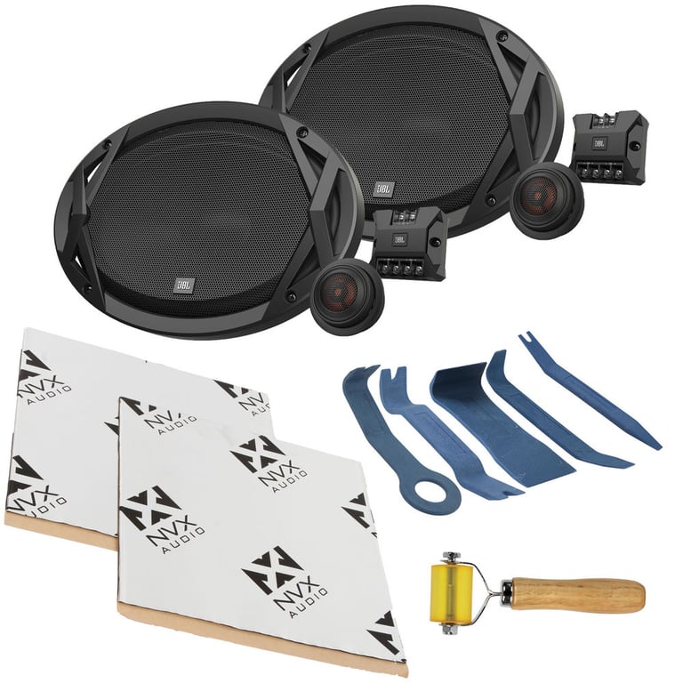 JBL 6"x9" Component Speakers + FREE Sound Dampening and Installation Kit Image 1