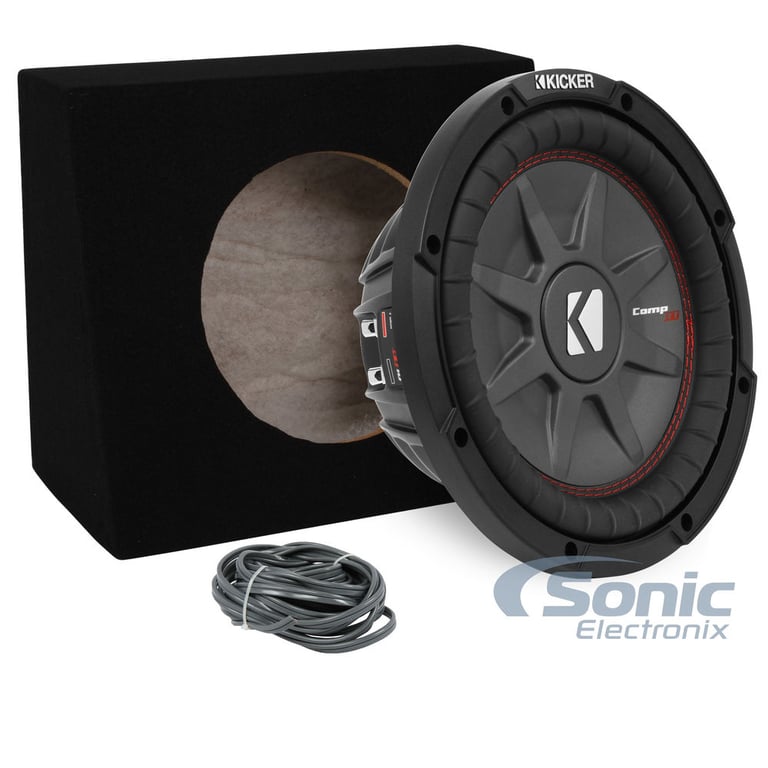 Kicker CompRT CWRT101 + FREE Sealed Enclosure (43CWRT101) Image 1