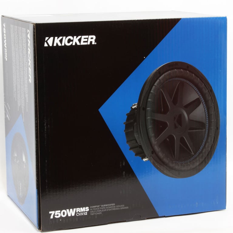 Kicker CompVX CVX122 + FREE Sealed Enclosure (44CVX122) Image 7