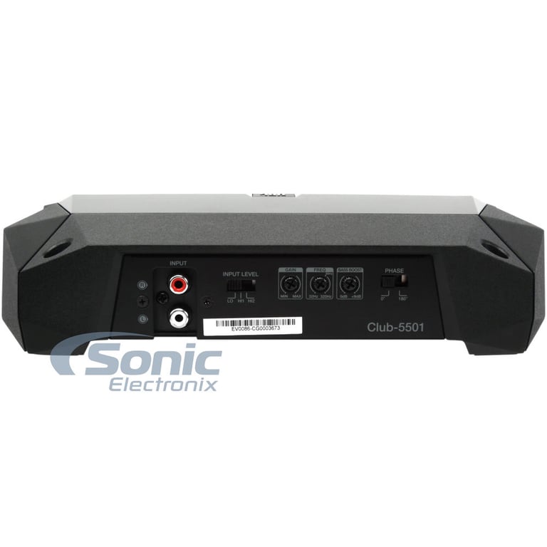 JBL CLUB-5501 Monoblock Amplifier with FREE 100% Copper True Spec Installation Kit Image 3