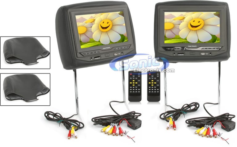 Pair Package: 2 Power Acoustik HDVD-93GRDK (Dark Gray) Image 1