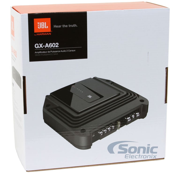 JBL GX-A602 280W 2-Channel GX Series Amplifier + 8 Gauge Amp Kit Image 7