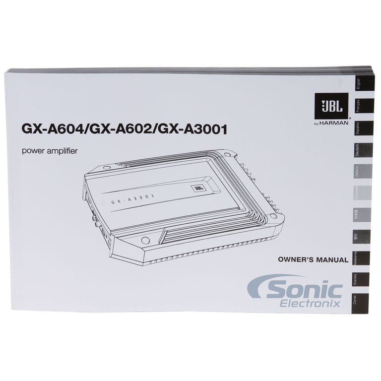 JBL GX-A604 435W 4-Channel Car Audio Amplifier +  8 Gauge Amp Installation Kit Image 6