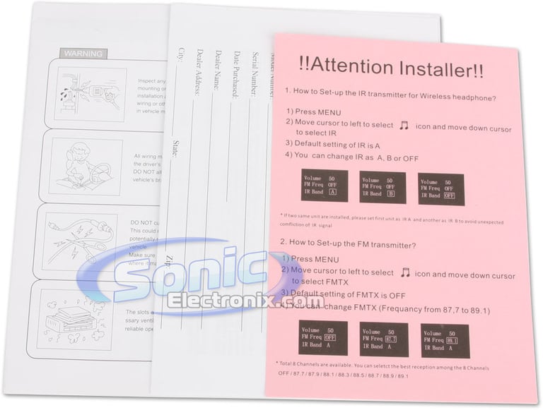 Pair Package: 2 Power Acoustik HDVD-93GR (Light Gray) Image 10