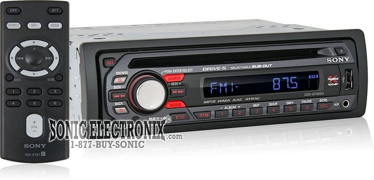 Sony CDX-GT420U Image 1