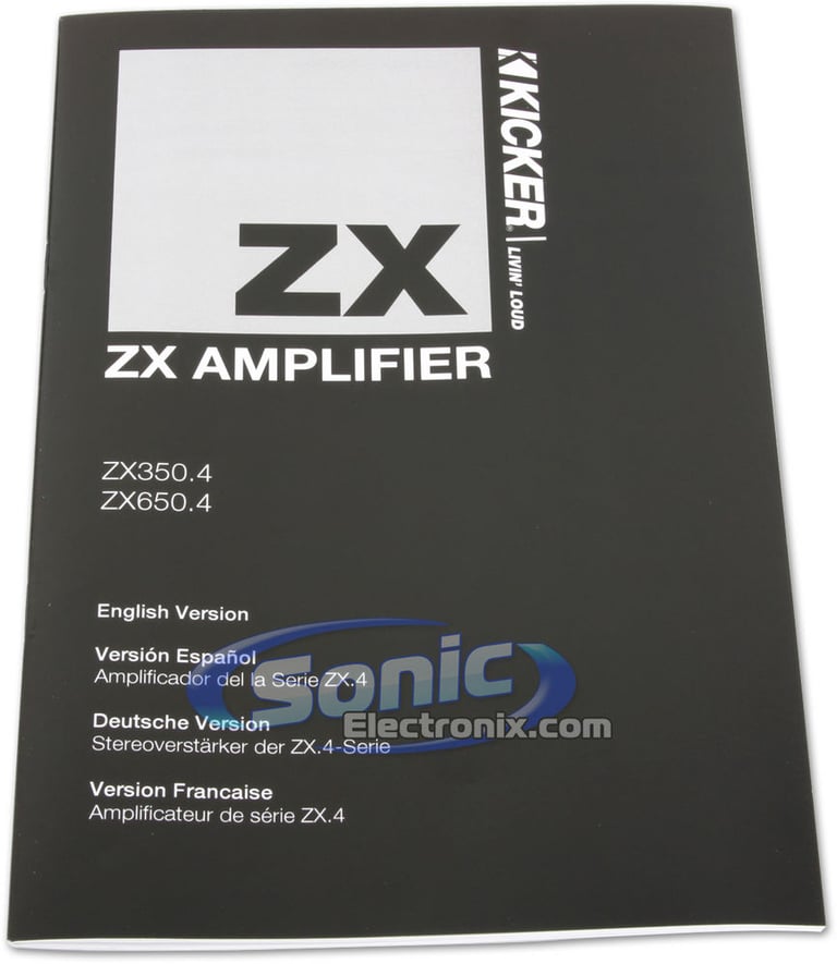 Kicker ZX650.4 (10ZX650.4) Image 6
