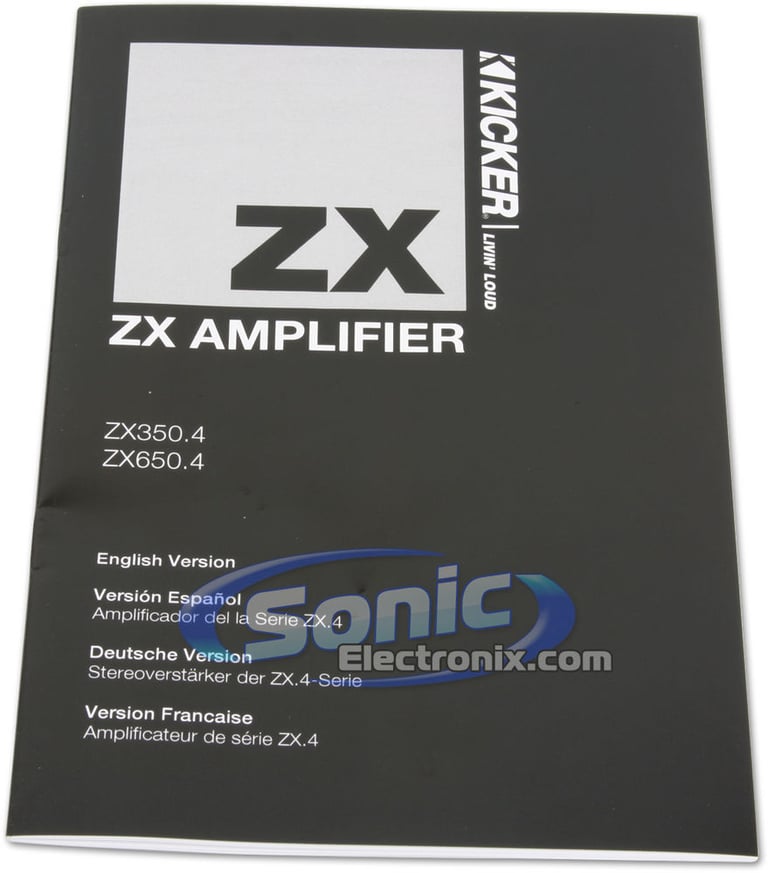 Kicker ZX350.4 (10ZX350.4) Image 6