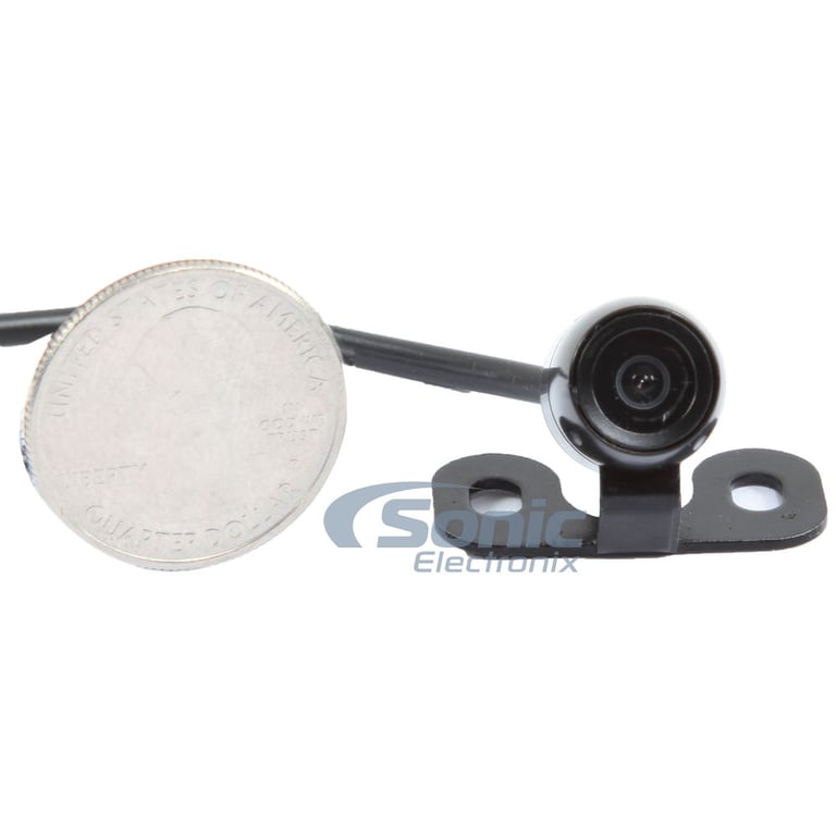 Universal Waterproof Flush or Bracket Mount Micro Rear View Camera Image 2