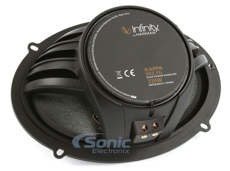Infinity Kappa 3-Way Coaxial Speakers + FREE Sound Dampening Kit (693.11I) Image 6