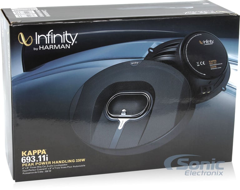 Infinity Kappa 3-Way Coaxial Speakers + FREE Sound Dampening Kit (693.11I) Image 9