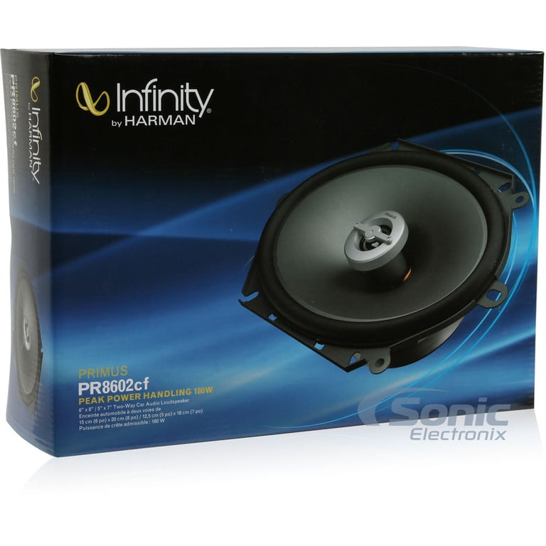 Infinity Primus 2-Way Coaxial Speakers + FREE Sound Dampening Kit (PR8602cf) Image 4