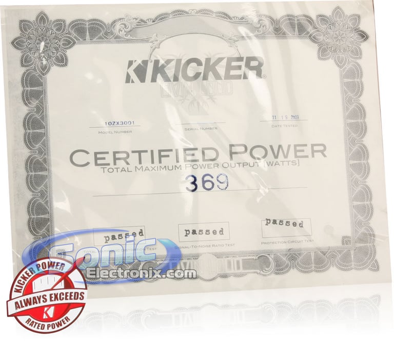 Kicker ZX300.1 (10ZX300.1) Image 4